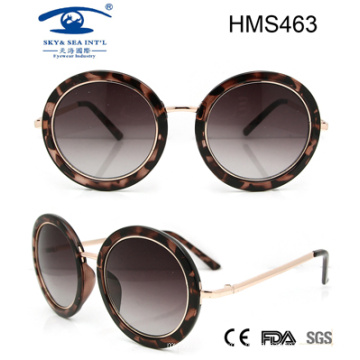 Round Shape Acetate Sunglasses (HMS463)